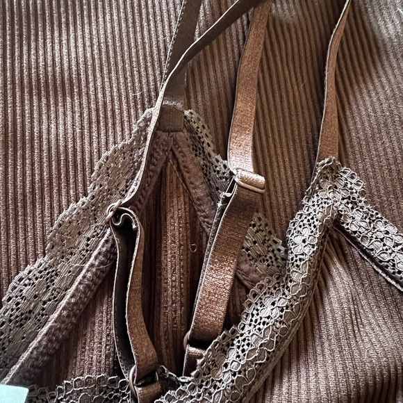 Brown slip dress. Excellent condition only worn once. Straps adjustable. - Picture 4 of 4